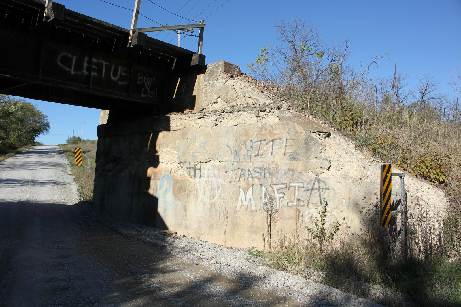 East abutment